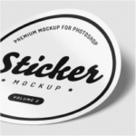 White Sticker